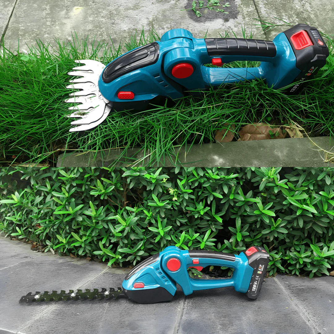 2u1 AKU TRIMER ZA TRAVU I ŽIVU OGRADU – Savršeno Sređeno Dvorište Bez Muke!