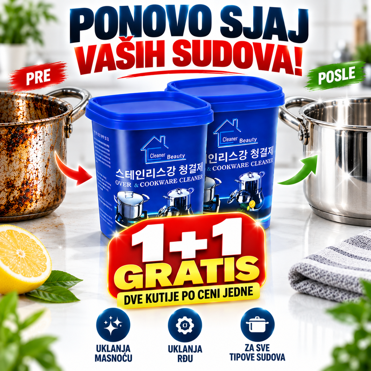 Magic Pasta za Čišćenje 500g – 1+1 GRATIS
