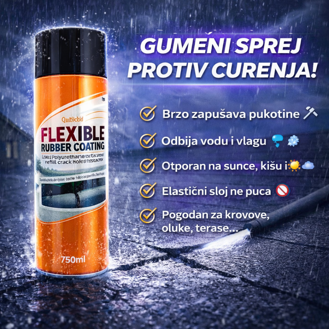 Gumeni sprej protiv propuštanja vode (700 ML)
