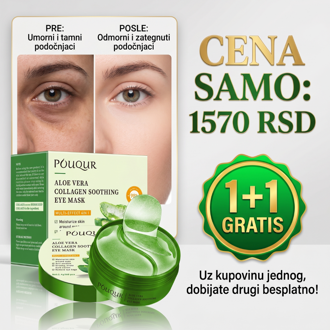 Maska za podočnjake 1+1 Gratis!