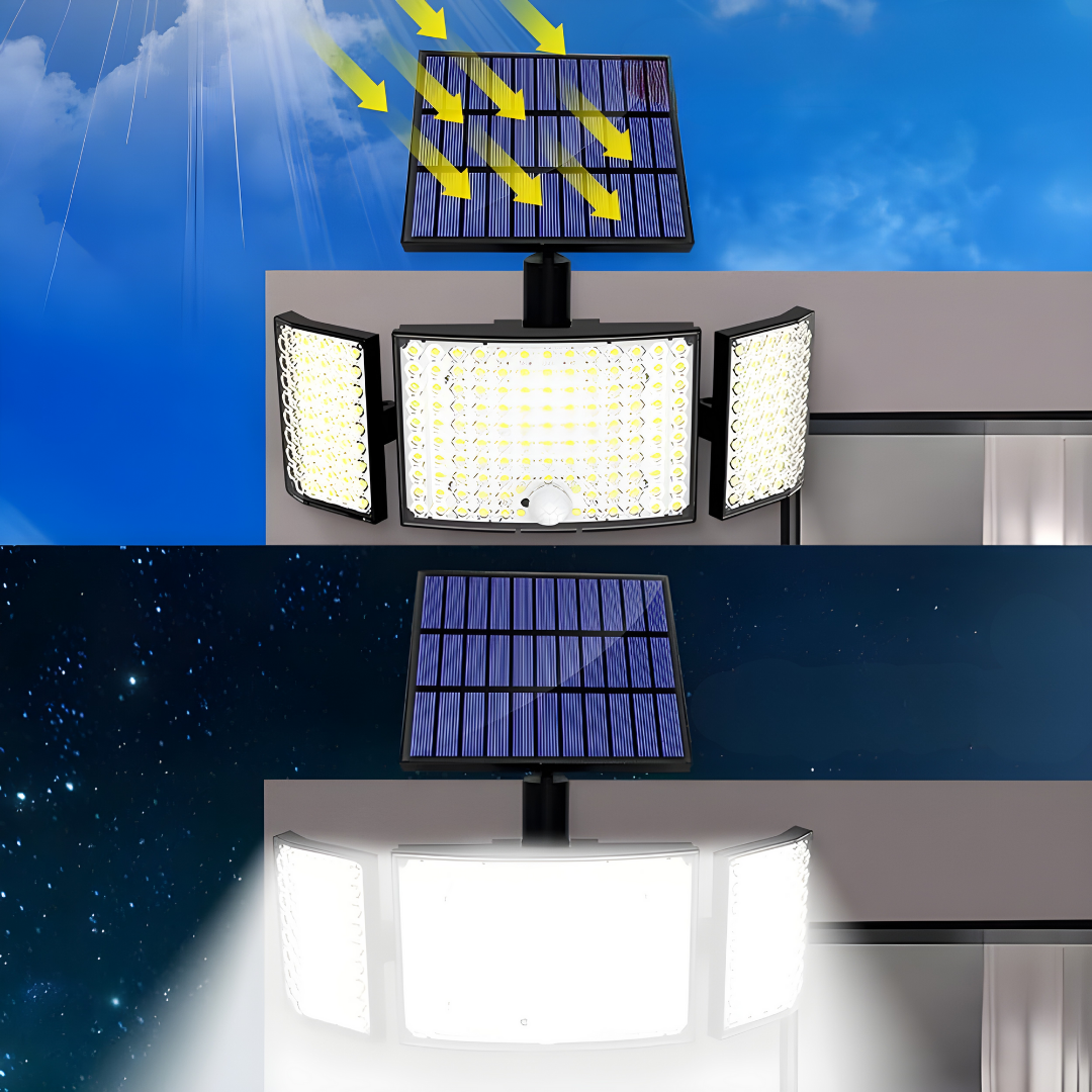 Solarna Lampa sa 3 glave