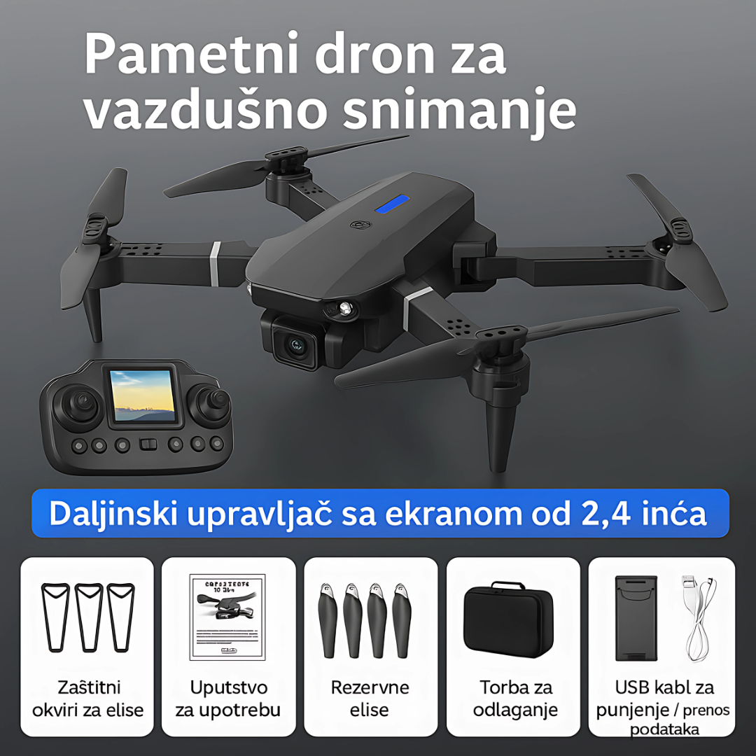 🚁 Pametni 4K dron – snimaj svet iz nove perspektive! (Ograničena ponuda!)