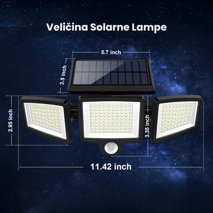Solarna Lampa sa 3 glave