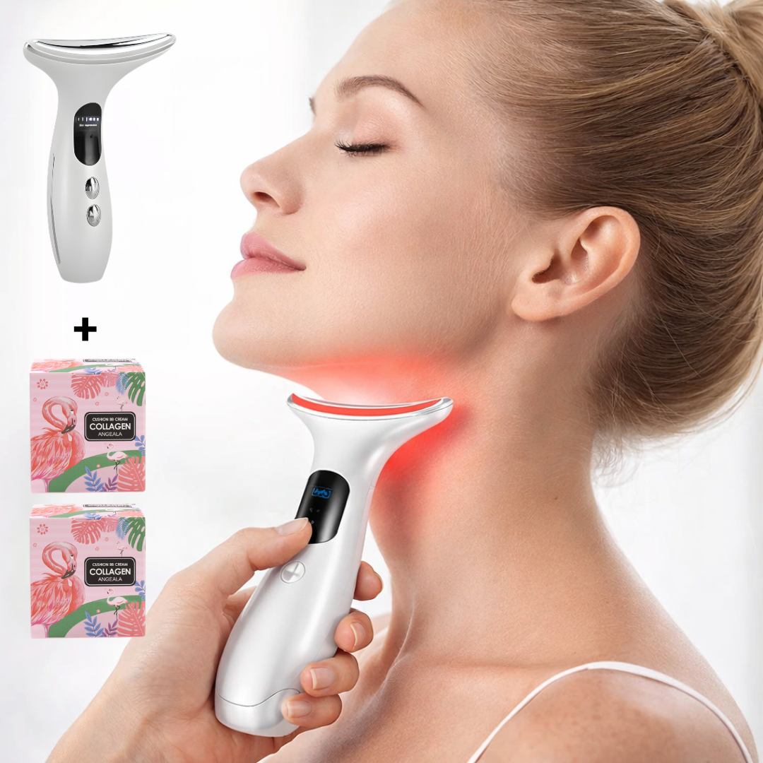 Aparat za Zatezanje lica i Vrata + POKLON 2 Kreme Kolagena