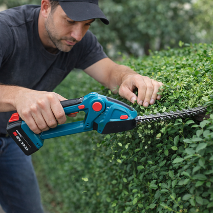 2u1 AKU TRIMER ZA TRAVU I ŽIVU OGRADU – Savršeno Sređeno Dvorište Bez Muke!