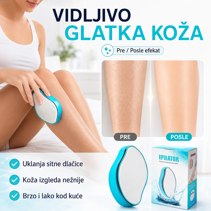 Nano Kristalni Epilator – Bezbolno Uklanjanje Dlačica i Glatka Koža 1+2 GRATIS