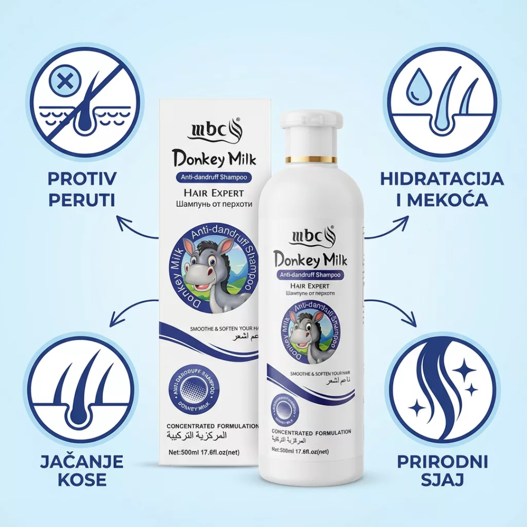 Donky Šampon za Čisto Teme i Jaku Kosu (Dan + Noć Set)