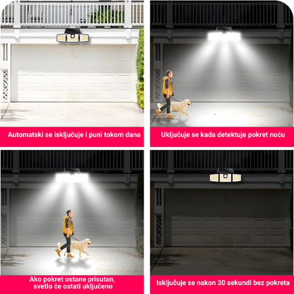 Solarna Lampa sa 3 glave