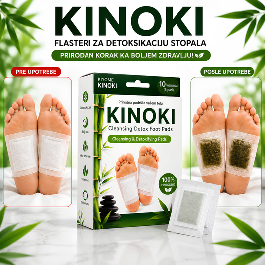 Kinoki Flasteri za Detoksikaciju (10Kom)