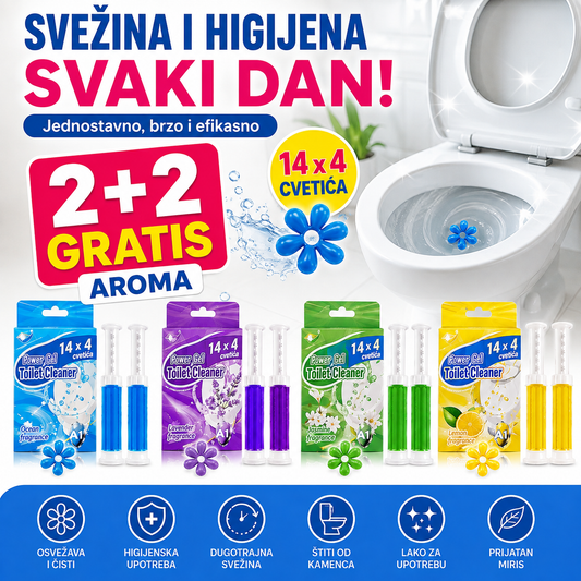 Aroma Fresh WC Gel – 2+2 GRATIS