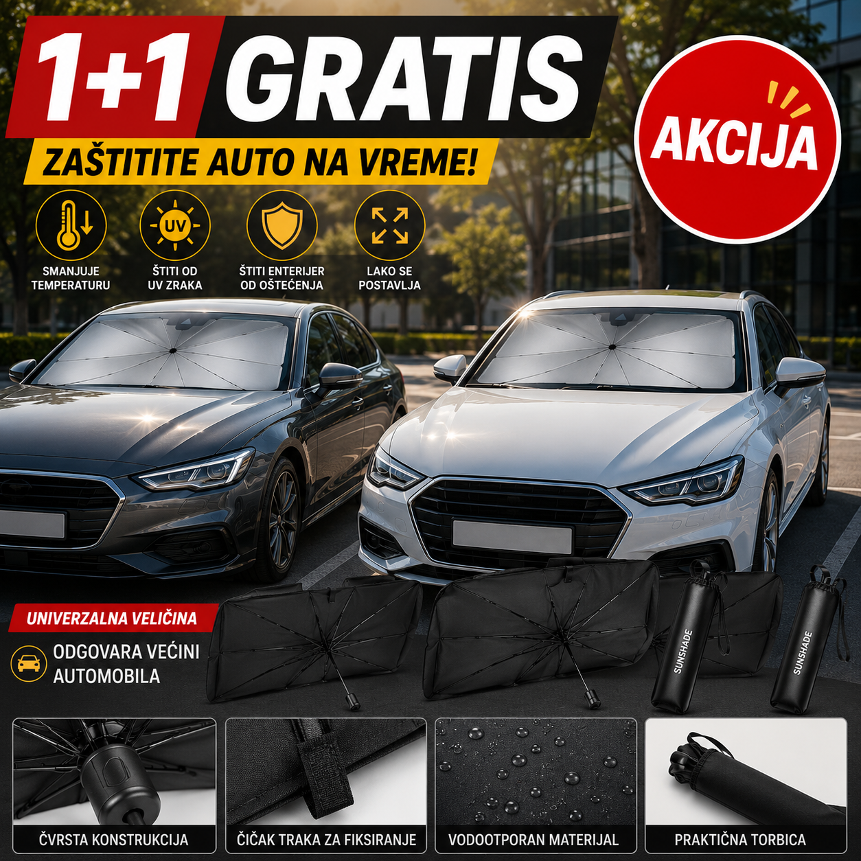 Auto Suncobran - 1+1 Gratis!