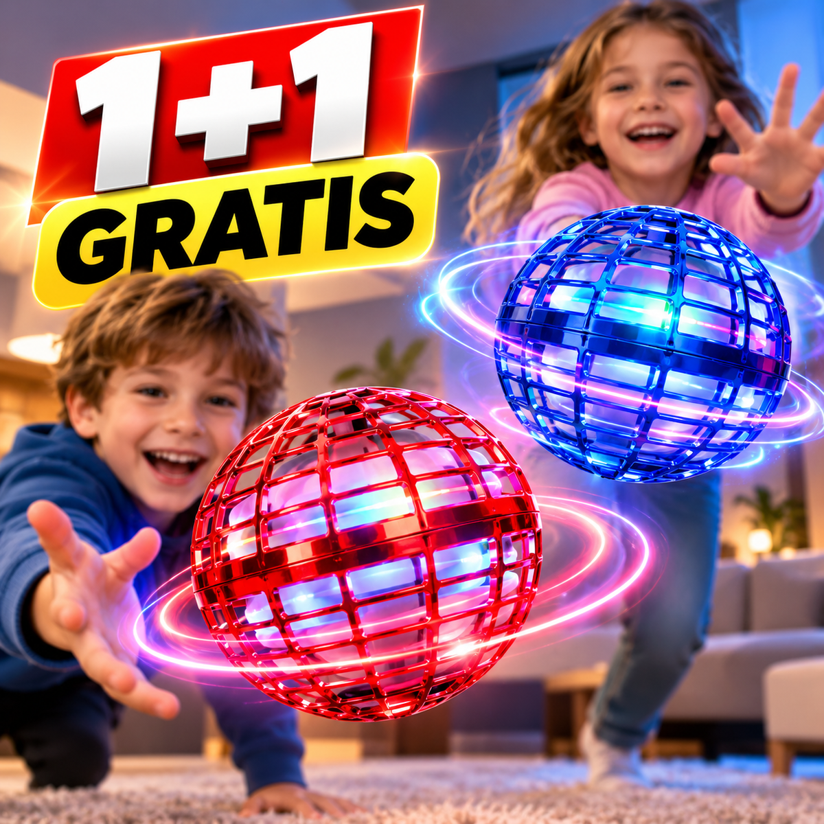Magična LED Leteća Lopta – 1+1 GRATIS