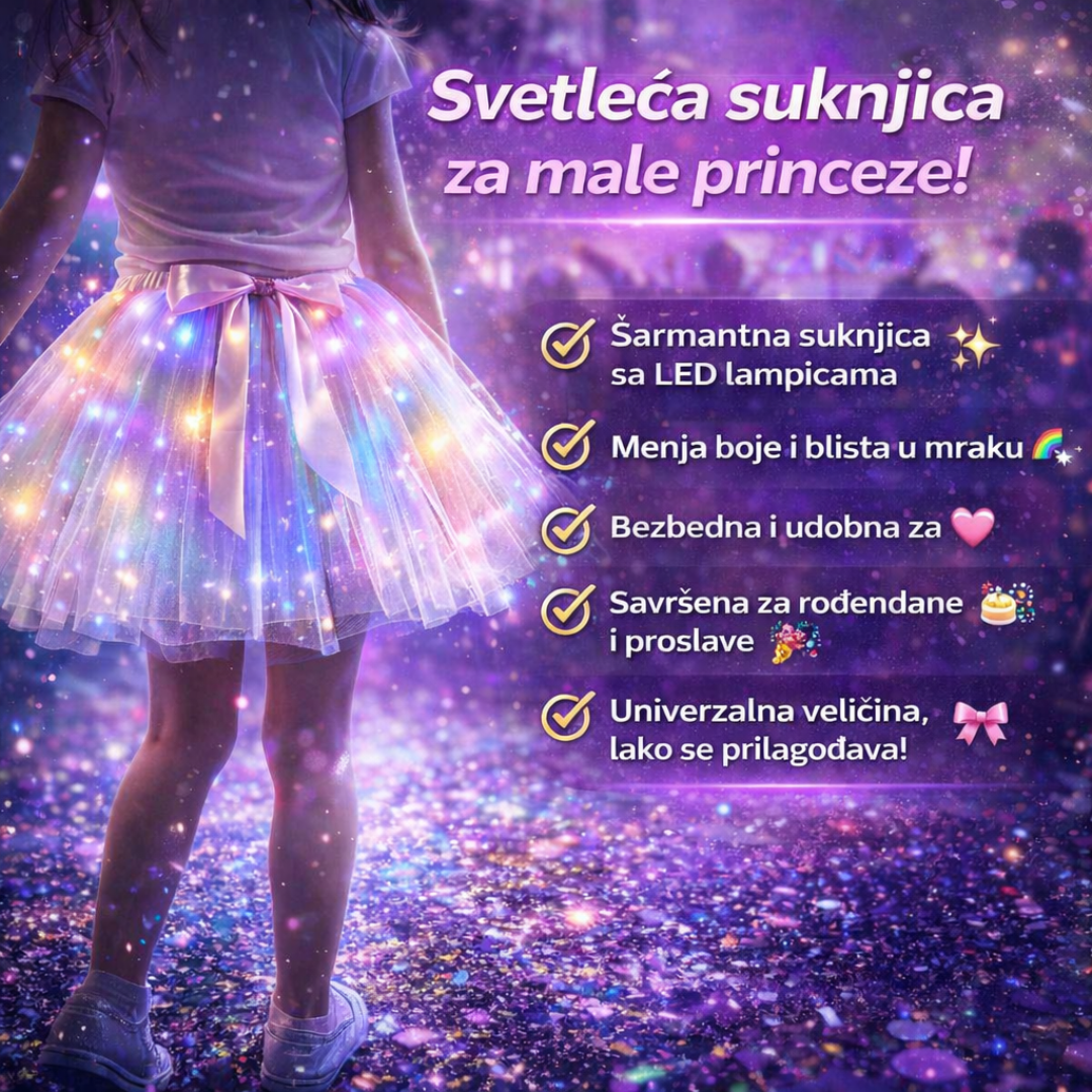 Suknjica sa Led Svetlima