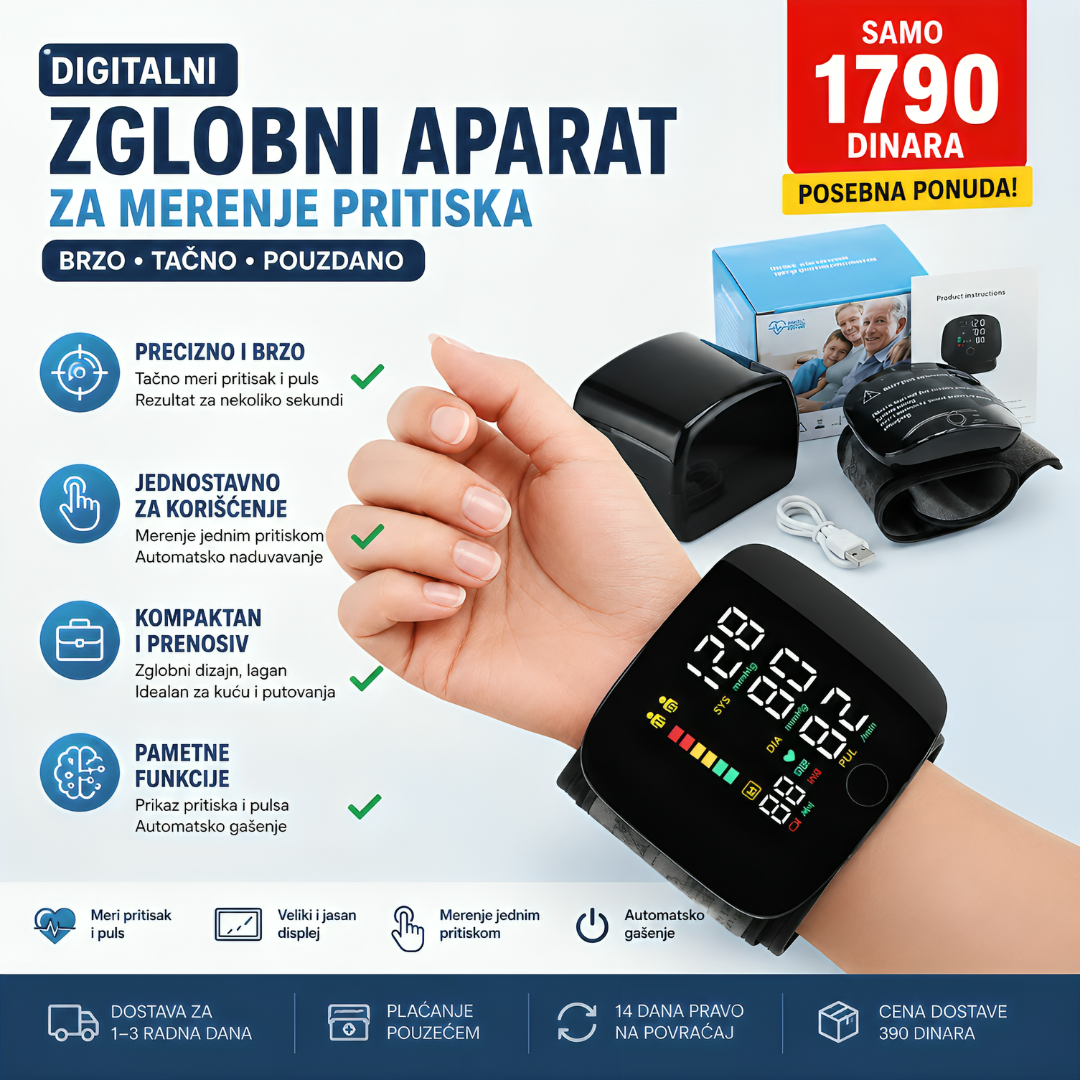 Digitalni Zglobni Aparat za Pritisak