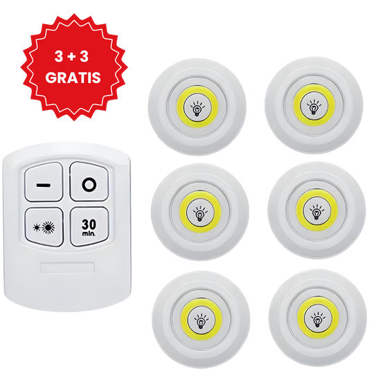 3u1 LED Lampe sa Daljinskim 3 + 3 Gratis!