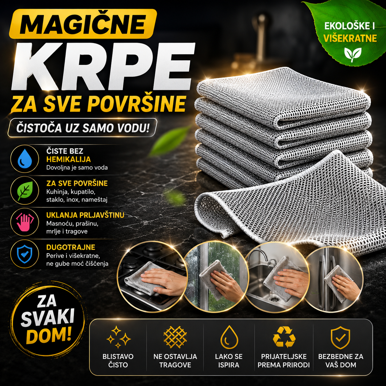 Čarobne Žičane Krpe 5+5 GRATIS